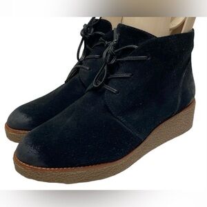 Rebecca Minkoff Black Wedge Shoes Suede